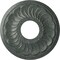 Ekena Millwork Blackthorn Medallion (Canopies up to 4 7/8"), 11 3/4"OD x 3 5/8"ID x 1"P, Athenian Green Crackle CM11BLAGC - alternate 1